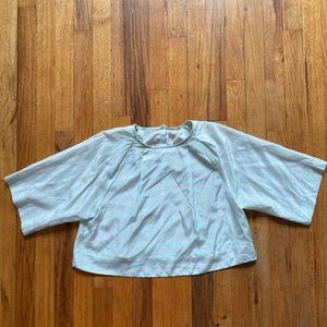 Apiece Apart cropped silk top 🍨🌱